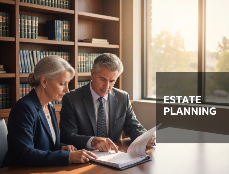 When Grief Meets Greed: Protecting Your Inheritance During the Holidays 3 California estate planning attorney reviewing trust documents with client