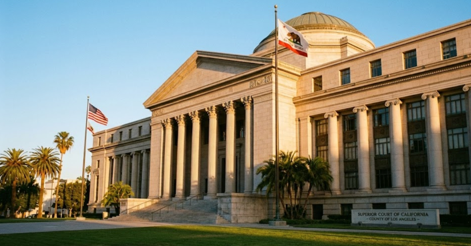 California Superior Court building where trust and probate matters are adjudicated