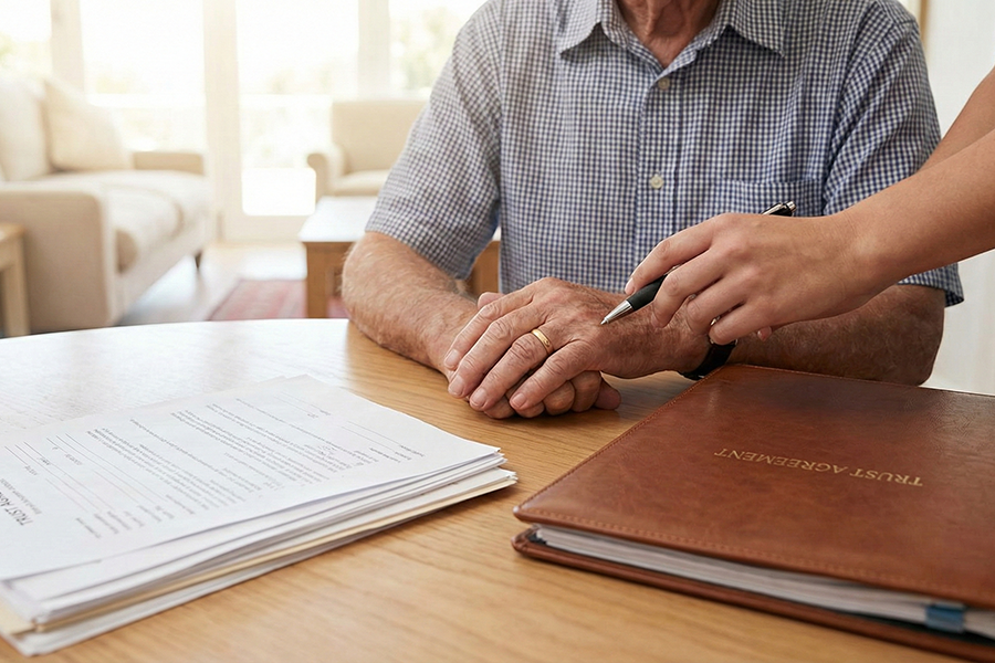 financial elder abuse trust contest