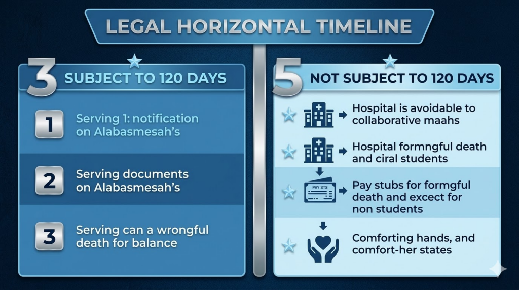 The 120-Day Trust Contest Deadline in California: What Happens If You Miss It, When It Can Be Extended, and How Meiri v. Shamtoubi Changed Everything 2 Two-column comparison of claims subject to vs exempt from 120-day deadline